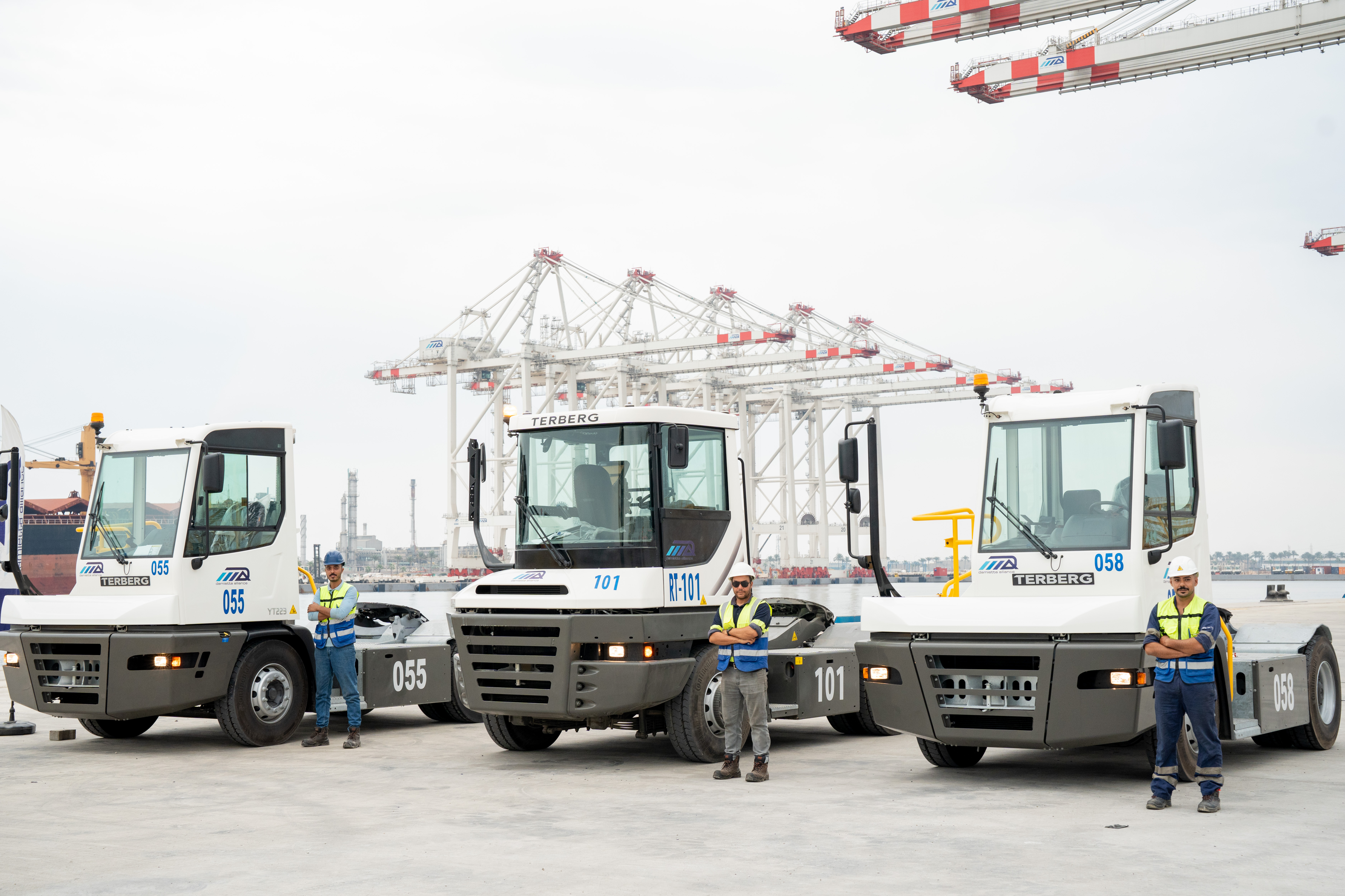 Damietta Alliance Container Terminal in Egypte investeert in meer dan 100 Terberg Terminaltrekkers