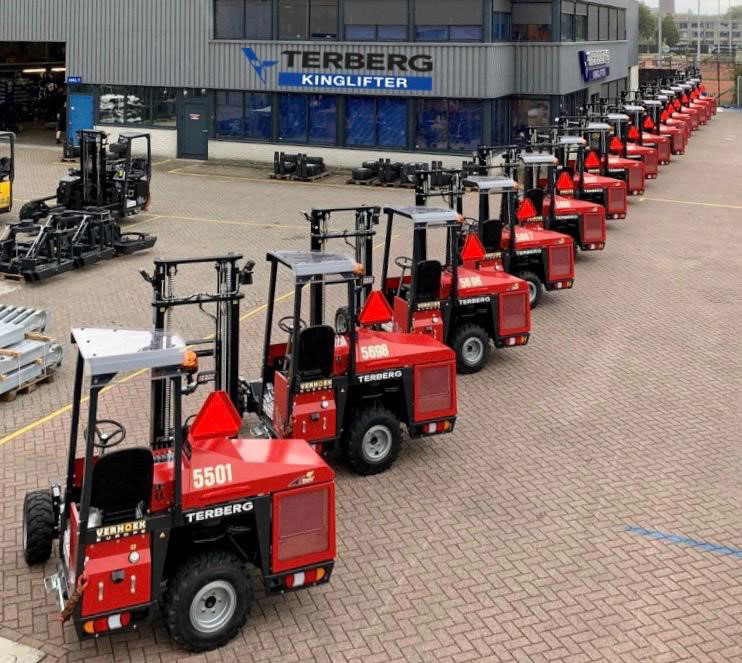 Zestien nieuwe Terberg Kinglifters voor Verhoek Europe